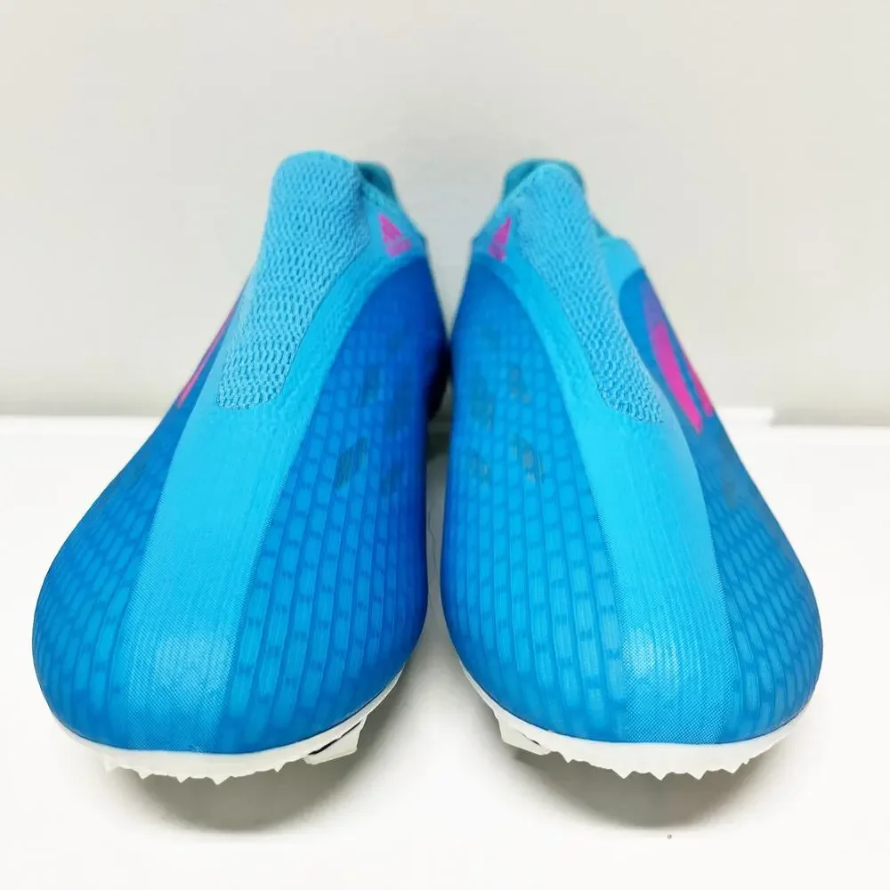 Adidas Adult X Speedflow.3 Blue Laceless Soccer Football Cleats Shoes Size 11.5